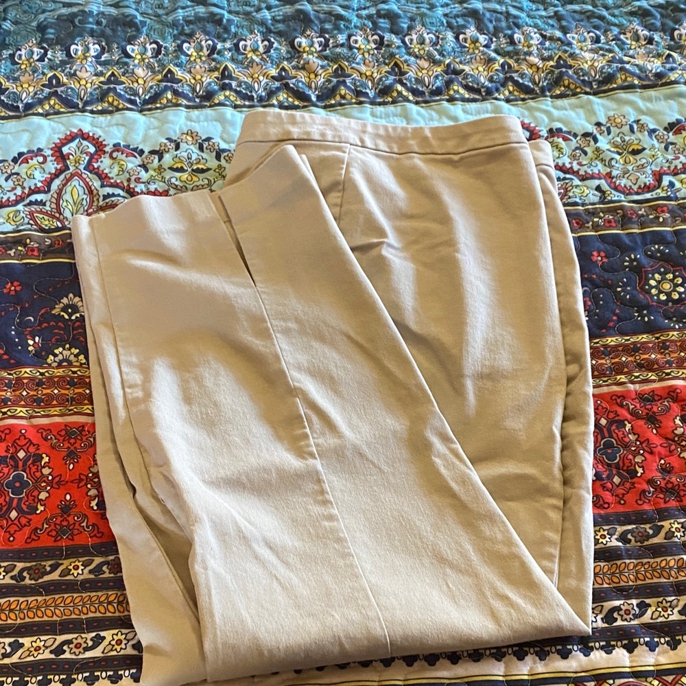 Worthington Women's Cropped Pants in Tan